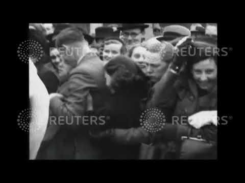 1939 ROYAL: Royal family return from tour of Canada