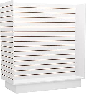 Amazon.com: WISDOMFUR H-Unit Slatwall Gondola Display – 4 ft White Freestanding Retail Fixture for Merchandising, Store Displays & Showrooms : Industrial & Scientific
