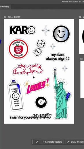 Create stickers with Anya Salmen (KARO)