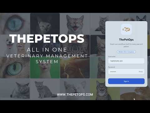 thepetops - veterinary management system - all in one