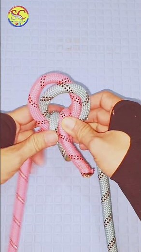 Knot rope tip diy at home 💡 Quick knot for tying