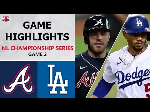 Atlanta Braves vs. Los Angeles Dodgers Game 2 Highlights | NLCS (2020)