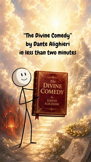The Divine Comedy by Dante Alighieri — Summary in Under 2 Minutes