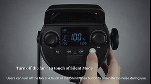 GODOX SL150WII, SL150W II 150W Bowens Mount Daylight Balanced Led Video Light, 58000lux@1m, CRI96+ TLCI97+, 8 Pre-Programmed Lighting Effects, Ultra Silent Fan, W/Cleaning Kit