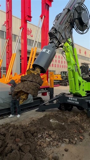 20-meter wheeled 180-type square-bar rotary drilling rig, new car rolled off the production line,