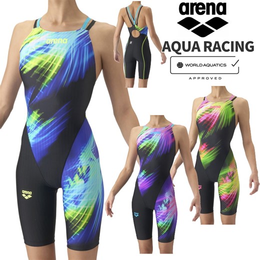 アリーナ（arena） 水着 レディース 競泳水着 WA承認 レーシングワンピーススパッツ AQUA RACING AS6FRC80L : サンワード - 通販 - Yahoo!ショッピング