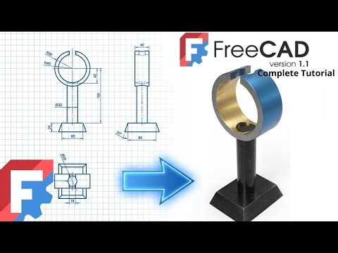 FreeCAD - Complete Beginner Tutorial Step by Step Exercise 21