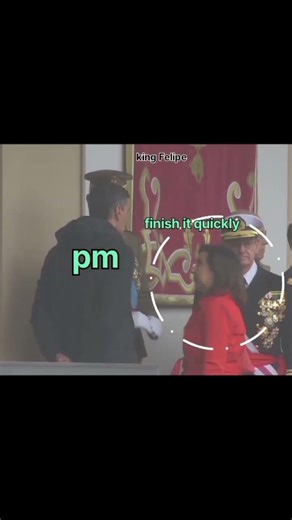 soldiers… princess...and suddenly heavy rain began#responsibility #cares#kingfelipe#leonor#new.