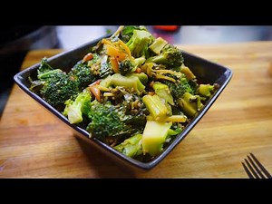 Purslane and Broccoli Stir Fry - healthy recipe channel