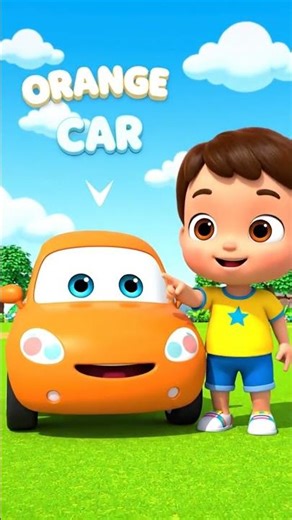 Orange Car for Kids 🧡 | Colors Learning