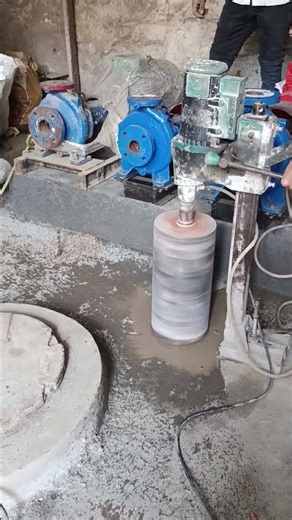 core cutting for fire hydrant system installation #firefighter #hydrant #shorts #shortvideo