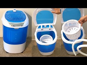 COSTWAY Mini Washing Machine with Spin Dryer - DEMO | Link in Description