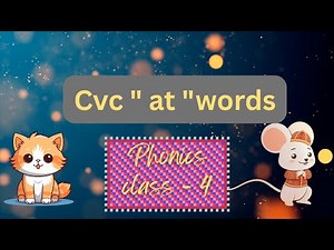 Learn CVC 'at' Words Easily for Kids | Phonics classes for kids
