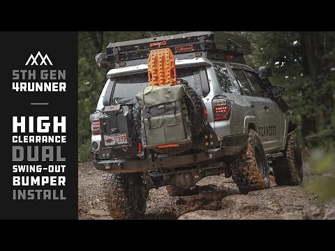 5th Gen 4Runner Hi-Lite Dual Swingout Rear Bumper Install [With Accessories]