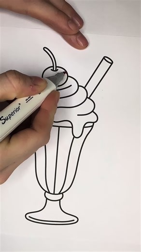 ASMR Colouring Cherry 🍒 #asmr #fyp #sound #relaxing #colour