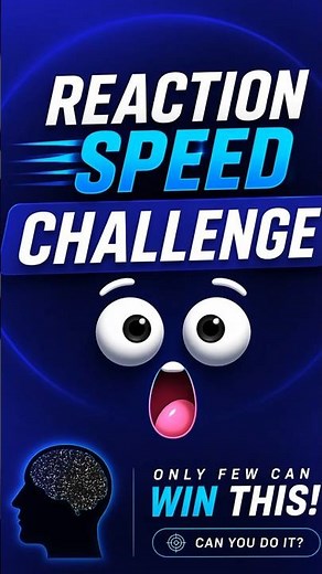 Only 1% Can Win This 😳 | Reaction Speed Challenge#brainchallenge #for you