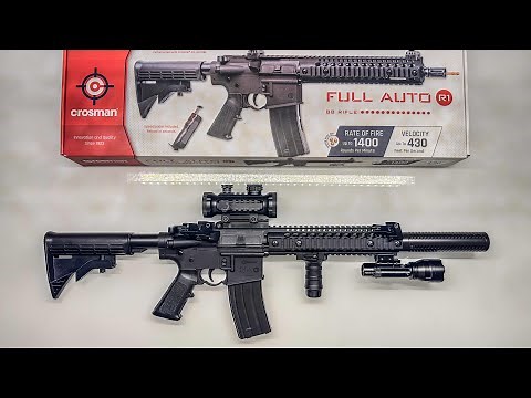 R1 AR-15 cal. 4,5 mm Co2 Full-Auto Blowback #airgun #crosman #bbgun