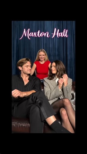 Maxton Hall Spain | Fanpage | L&A💕 on Instagram: "PARTE 1. Damian y Harriet tienen que recrear expresiones típicas de los libros de romance “sus ojos se oscurecieron” o “gruñó”🤣 Lo intentan hacer lo mejor que pueden👏🏻 Vía @heybookbird #maxtonhall #harrietherbigmatten #damianhardung #rubyjames #darriet"