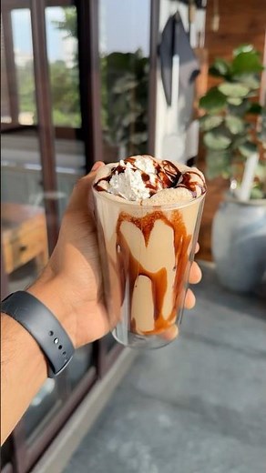 The only cafe style creamy cold coffee recipe you need!