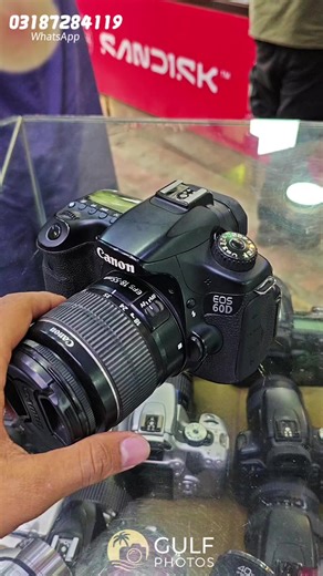 📸 Canon EOS 60D DSLR Camera Solid body, powerful performance 💪 Perfect for photography videography 🎥📷 ✨ Highlights: 🔹 18MP APS-C CMOS Sensor 🔹 Full HD 1080p Video Recording 🔹 Flip & Rotate LCD Screen 🔹 Fast & accurate autofocus 🔹 Ideal for beginners & professionals 💯 Original | Fully tested | Clean condition 📦 Limited stock available 📍 28B Hashmi Center, Preedy Street, Regal Chowk, Saddar Karachi 📲 WhatsApp / Call: 0318-7284119 #Canon60D #CanonCamera #DSLRPakistan #CameraDeals #Phot