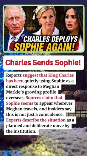 EXPOSED: Why Charles Deploys Sophie Wherever Meghan Goes — Royal Insiders Speak