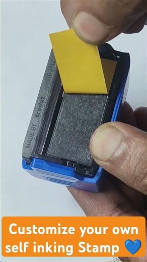 Customize your own Name self inking Stamp #trodat #stamps #viralshorts #video