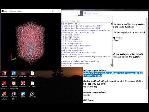 Solvate & ionize in VMD