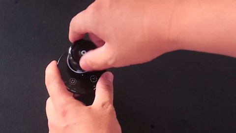 Waterless Diffuser for Essential Oil Nebulizer Battery Operated with 3 Mist Modes, 4 Timers, 7-Color LED – Aromatherapy Diffuser, Car Air Freshener Diffuser for Home Hotel Office (Black)