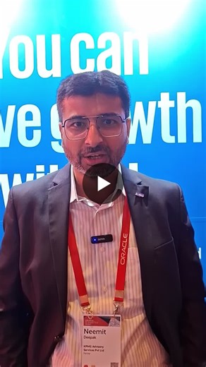 Oracle AI World Tour 2026, Mumbai | Neemit Deepak, KPMG in India | Neemit Deepak Khakharia