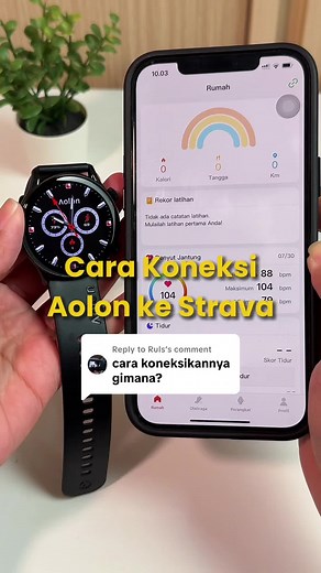 Cara Menghubungkan Jam Aolon ke Strava dengan Mudah
