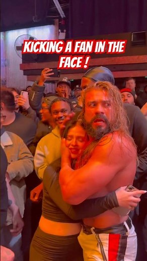 Charles Mason kicks a fan in the face ! #houseofglorywrestling