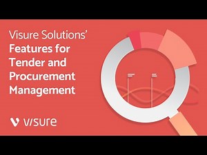 Visure Solutions' Features for Tender and Procurement Management
