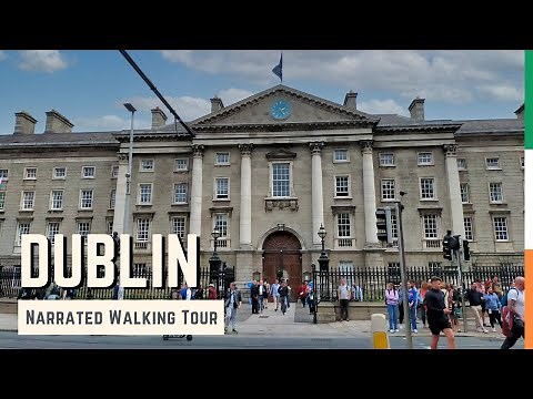 DUBLIN 🇮🇪 | 4K Narrated Walking Tour | Let's Walk!