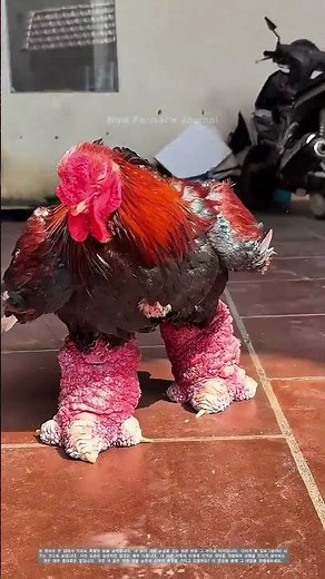 엄청난 발: 닭이 다리로 균형을 잡는 방법