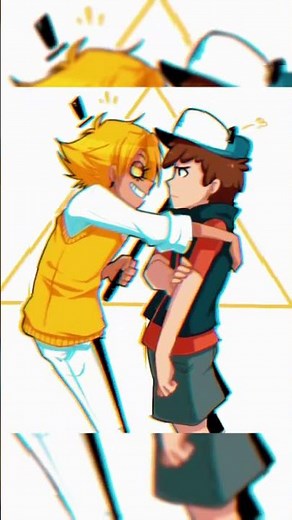 BillDip Fanart 😍 #gravityfalls #dipperpines #billcipher #billdip #gravityfallsedit #amazing #ship
