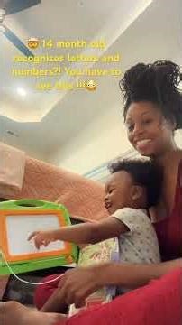 14-month-old recognizes letters & numbers?! You have to see this! 🤯