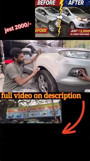 Watch this amazing Before and After car transformation after a major accident