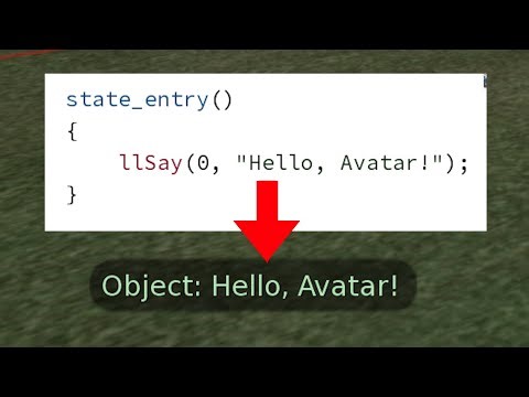 Learn LSL With Me! - Level 1: Jumping Into The Default Script