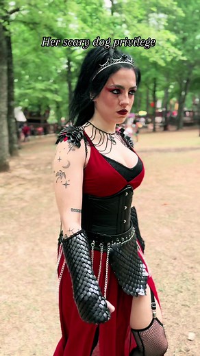 Recreating Scary Dog Privilege at Renaissance Fair | Velaris Dragon Rider