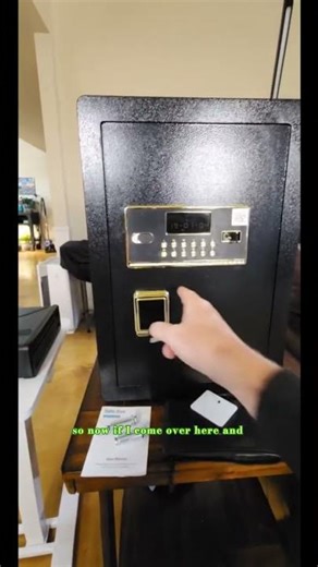 [Christmas Gift] TNTANTS 5.2 Large Home Security Safe Box with Digital Keypad Alarm System Internal