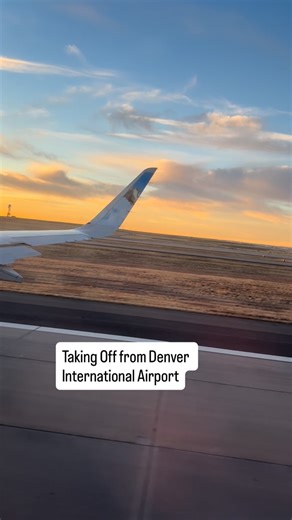 ✈️ Taking off from Denver International Airport. There’s something special about that moment when the plane leaves the ground. #takingoff #plane #denverinternationalairport #colorado #denver | Colorado Business Finder