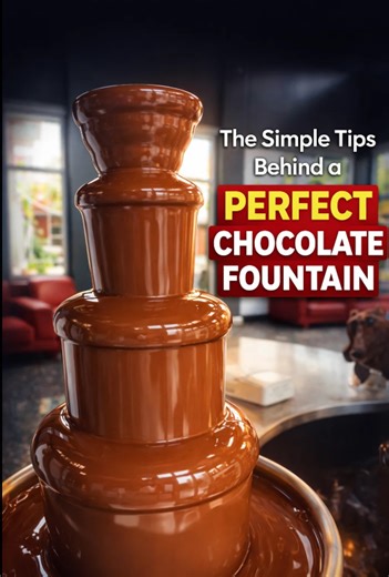 The simple tips behind a perfect chocolate fountain