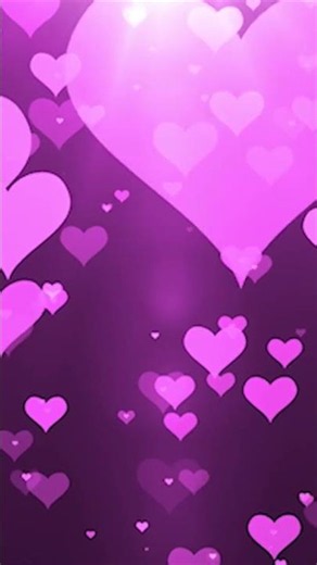 Purple heart background video no copyright #heart #shorts #background