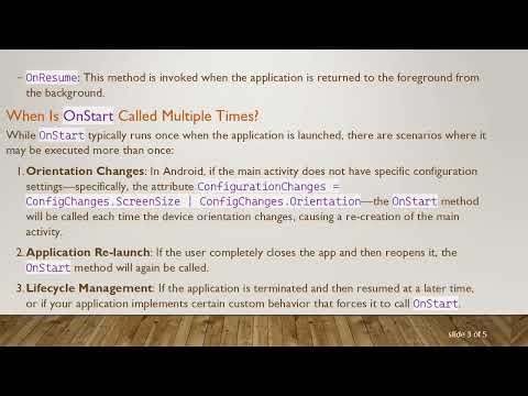 Understanding the OnStart Method Behavior in Xamarin Applications: A Deep Dive