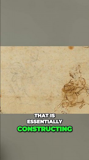 Leonardo used this simple drawing technique to create his drawings.