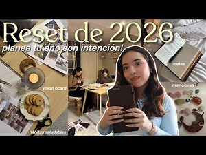 2026 RESET!⭐️Plan your year with intention // vision boards, goals, journaling & more!