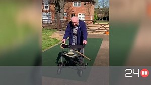 9 millió fontot gyűjtött az egészségügynek egy 99 éves II. világháborús veterán