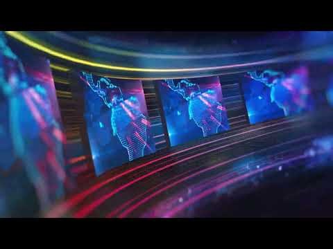 Animated News Background • 1 Hour Loop • No Audio