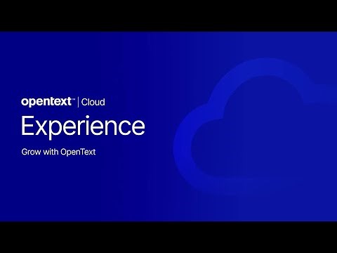 The OpenText™ Experience Cloud