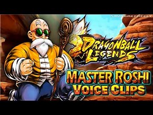 All Master Roshi Voice Clips • Dragon Ball Legends • Voice Lines (Mike McFarland) - ENGLISH